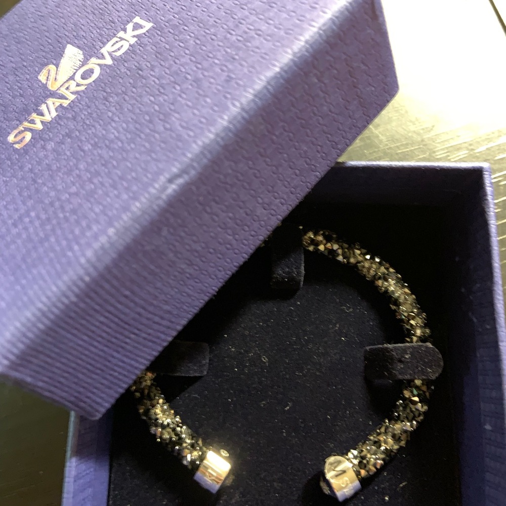 Swarovski Black Crystal Bangle